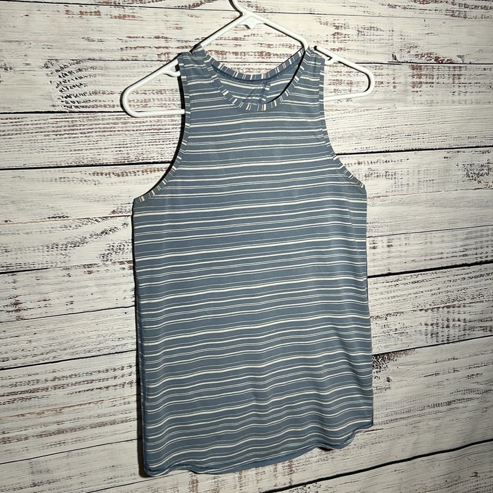 Lululemon All Tied Up Tank
Cut Back Stripe Tempest Blue White 6 - Picture 8 of 16